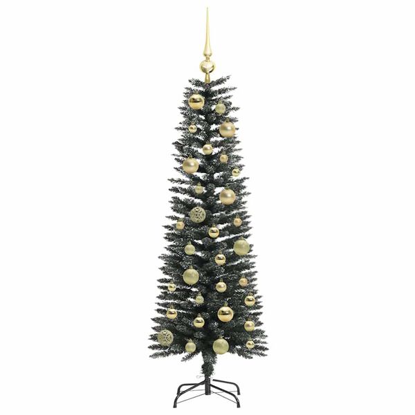 vidaXL Sapin de No&euml;l artificiel Vert 120 cm PVC, plastique et acier