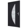 vidaXL Porte d'entr&eacute;e anthracite 98x190 cm PVC