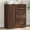 vidaXL Buffet ch&ecirc;ne marron 60x31x70 cm bois d'ing&eacute;nierie