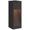 vidaXL Lumière de Chemin LED Solaire 2 pcs Noir Acier laminé à froid