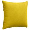 vidaXL Coussins de canapé 2 pcs Jaune 45 x 45 cm