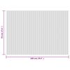 vidaXL Tapis rectangulaire gris 70x100 cm bambou