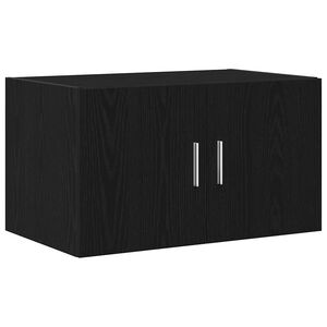 vidaXL Meuble mural Ch&ecirc;ne noir 70 x 42.5 x 40 cm Bois d'ing&eacute;nierie