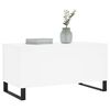 vidaXL Table basse Blanc 90x44,5x45 cm Bois d'ingénierie