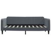 vidaXL Lit de jour avec matelas gris fonc&eacute; 90x190 cm velours