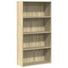 vidaXL Biblioth&egrave;que ch&ecirc;ne sonoma 80x30x152 cm bois d'ing&eacute;nierie