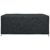 vidaXL Housse pour meubles Uni Noir 240 x 190 x 90 cm 420D