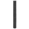 vidaXL Membrane anti-mauvaises herbes noir 1x200 m PP
