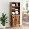 vidaXL Haut Armoire Bois ancien 69,5 x 34 x 180 cm Bois d'ing&eacute;nierie