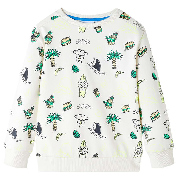 Sweat-shirt pour enfants &eacute;cru doux 104