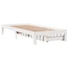 vidaXL Cadre de lit avec tiroirs sans matelas blanc 75x190 cm