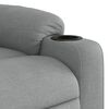 vidaXL Fauteuil inclinable Gris clair Tissu