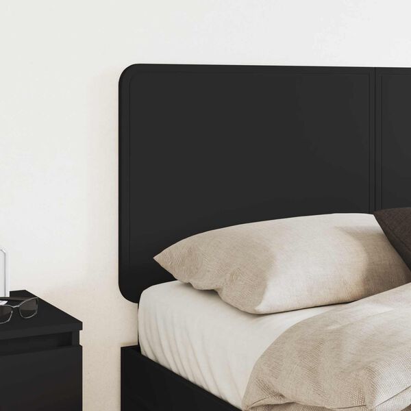 vidaXL T&ecirc;te de lit Ch&ecirc;ne noir 160 cm Bois d'ing&eacute;nierie
