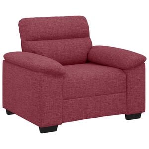 vidaXL Canap&eacute;/Fauteuil rouge vin 100x81x84 cm tissu