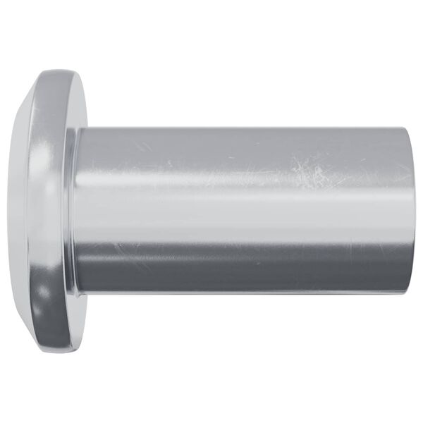 vidaXL Ecrou de verrouillage 2 pcs Nickel M6 x 15 mm Acier