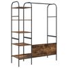 vidaXL Porte-v&ecirc;tements Ch&ecirc;ne brun 120 x 44 x 160 cm Bois d'ing&eacute;nierie