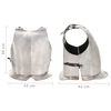 vidaXL Cuirasse d'armure corporelle chevalier médiéval Argenté Acier