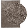 vidaXL Tapis ISTAN à poils longs aspect brillant gris 120x170 cm