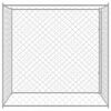vidaXL Cage pour chien Argent&eacute; 200 x 200 x 200 cm Acier galvanis&eacute;