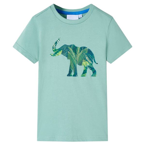T-shirt pour enfants kaki clair 140