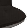 vidaXL Chaise pivotante de bureau noir boucl&eacute; comme de la laine tissu