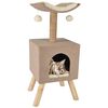 FLAMINGO Arbre &agrave; gratter pour chat Scandi Beige 43,5x40x54,5 cm 560554