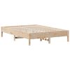 vidaXL Lit bibliothèque sans matelas 140x190 cm bois de pin massif
