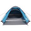 vidaXL Tente de camping &agrave; d&ocirc;me 2 personnes bleu imperm&eacute;able