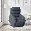 vidaXL Fauteuil inclinable &eacute;lectrique gris fonc&eacute; velours