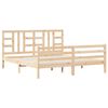 vidaXL Cadre de lit sans matelas bois massif