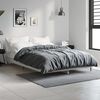 vidaXL Cadre de lit sans matelas sonoma gris 120x190 cm