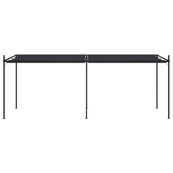 vidaXL Belv&eacute;d&egrave;re avec toit r&eacute;tractable 600x300x233 cm Anthracite