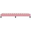 vidaXL Cadre de lit sans matelas rose 90x220 cm velours