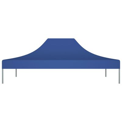 vidaXL Toit de tente de réception 4,5x3 m Bleu 270 g/m²