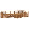 vidaXL Ensemble de canap&eacute;s d'ext&eacute;rieur 7 pc Naturel Polyester