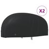 vidaXL Housses de motocyclette 2 pcs 220x95x110 cm tissu oxford 210D