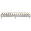 vidaXL Cadre de lit sans matelas gris b&eacute;ton 100x200 cm bois ing&eacute;nierie
