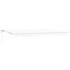 vidaXL Auvent r&eacute;tractable Blanc 600 &times; 300 cm Tissu et Aluminium