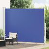 vidaXL Auvent lat&eacute;ral r&eacute;tractable de patio 220x300 cm Bleu