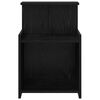vidaXL Cabinet de chevet Ch&ecirc;ne noir 40 x 35 x 60 cm Bois d'ing&eacute;nierie