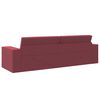 vidaXL Canap&eacute;-Lit 200cm Bordeaux tissu