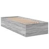 vidaXL Cadre de lit sans matelas sonoma gris 75x190 cm