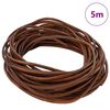 vidaXL Corde en Cuir Marron Clair Ø3 mm x 5 m Cuir
