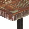 vidaXL Table de bistro 60x60x76 cm Bois massif de r&eacute;cup&eacute;ration