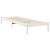 vidaXL Cadre de lit extra long sans matelas 80x220 cm bois massif pin