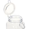 vidaXL Pots en verre avec serrure 6 pcs 1 L