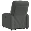 vidaXL Fauteuil inclinable Gris fonc&eacute; Tissu