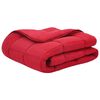 vidaXL Jeu de couette 3 pcs tissu bordeaux 240x220/60x70 cm