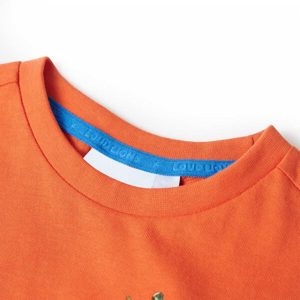 T-shirt pour enfants orange vif 128