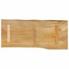 vidaXL Dessus de table 80x40x2,5 cm bord vivant bois massif manguier